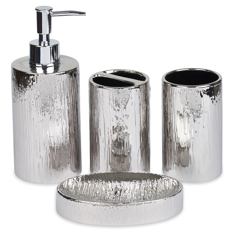 Mercer41 Melson 4 Piece Bathroom Accessory Set & Reviews Wayfair